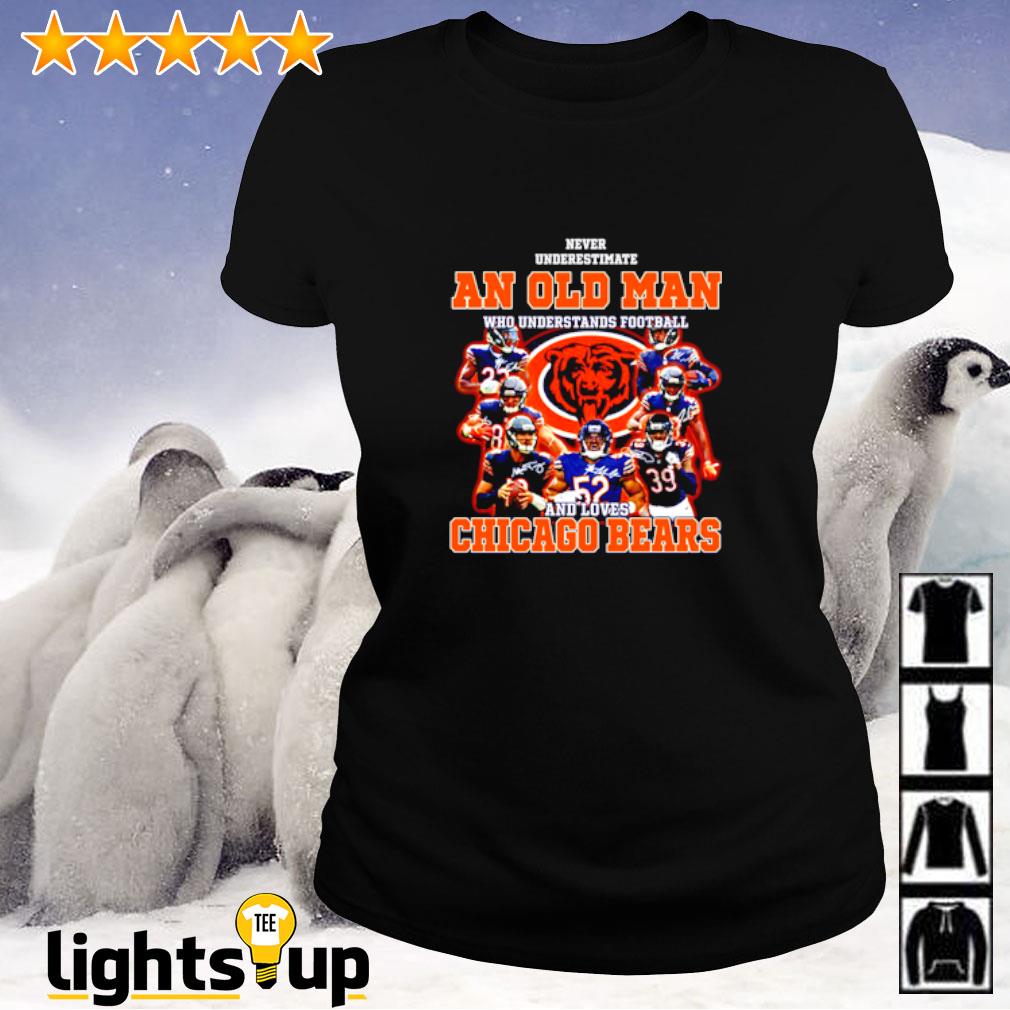 An Old Man Who Understands Football And Loves Chicago Bears Shirt