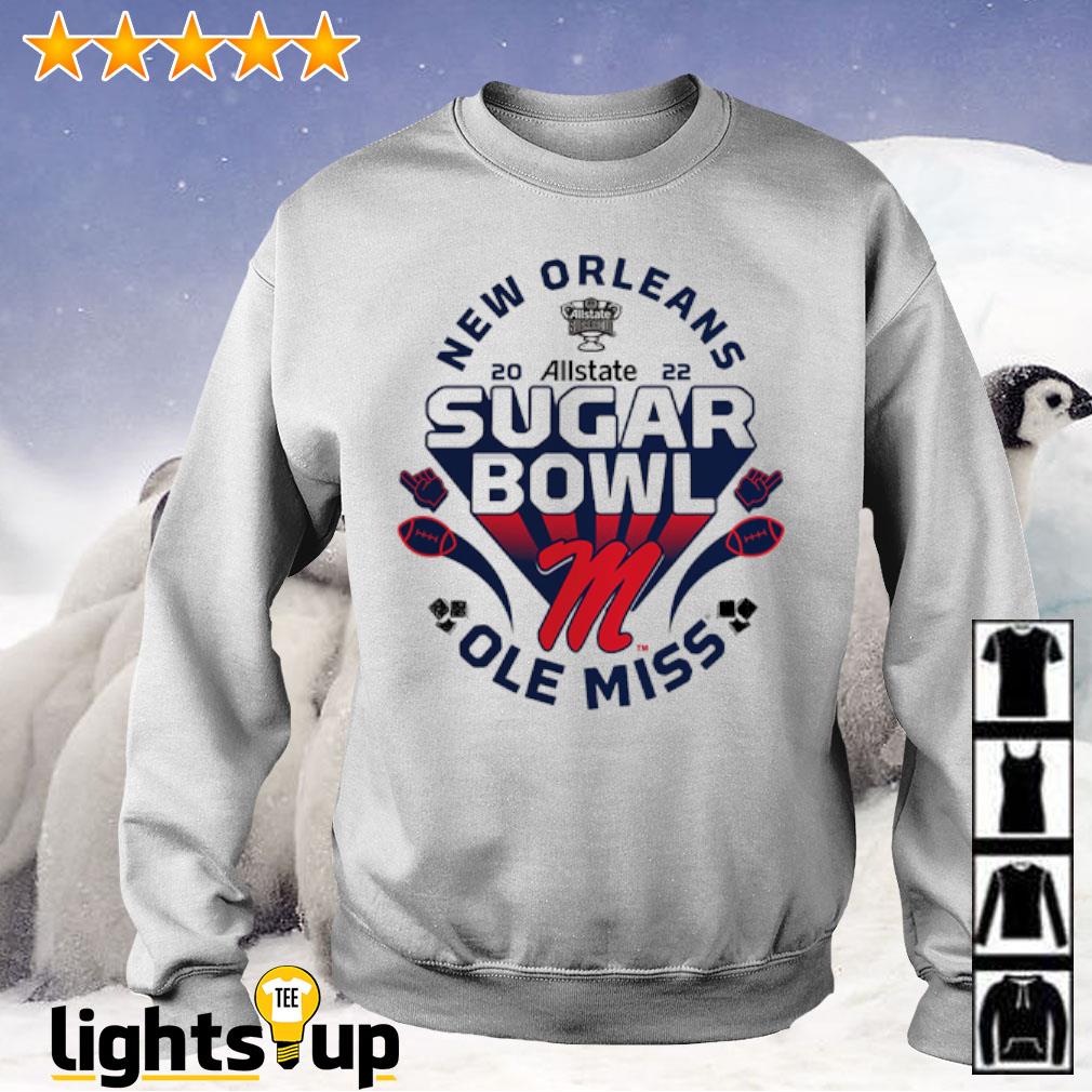 Ole Miss Rebels Champions 2021 2022 Sugar Bowl T-Shirt - REVER LAVIE