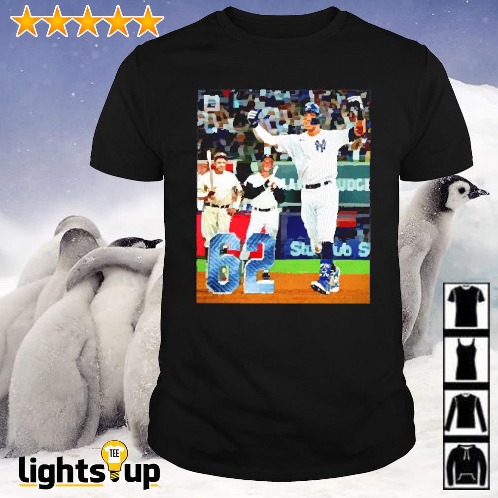 Aaron Judge Breaks The All Time AL Home Run Record With 62 HR Vintage T- Shirt - Kaiteez