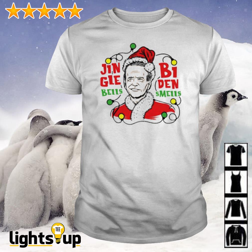 Jingle bells Biden smells Christmas lights shirt