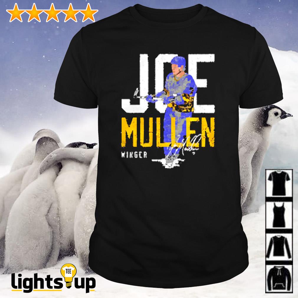 Joe Mullen winger St. Louis Blues shirt