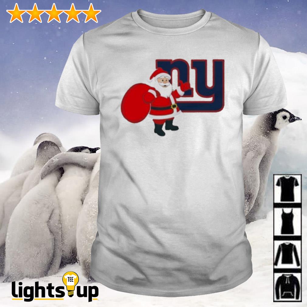 New York Giants NFL Santa Claus Christmas shirt
