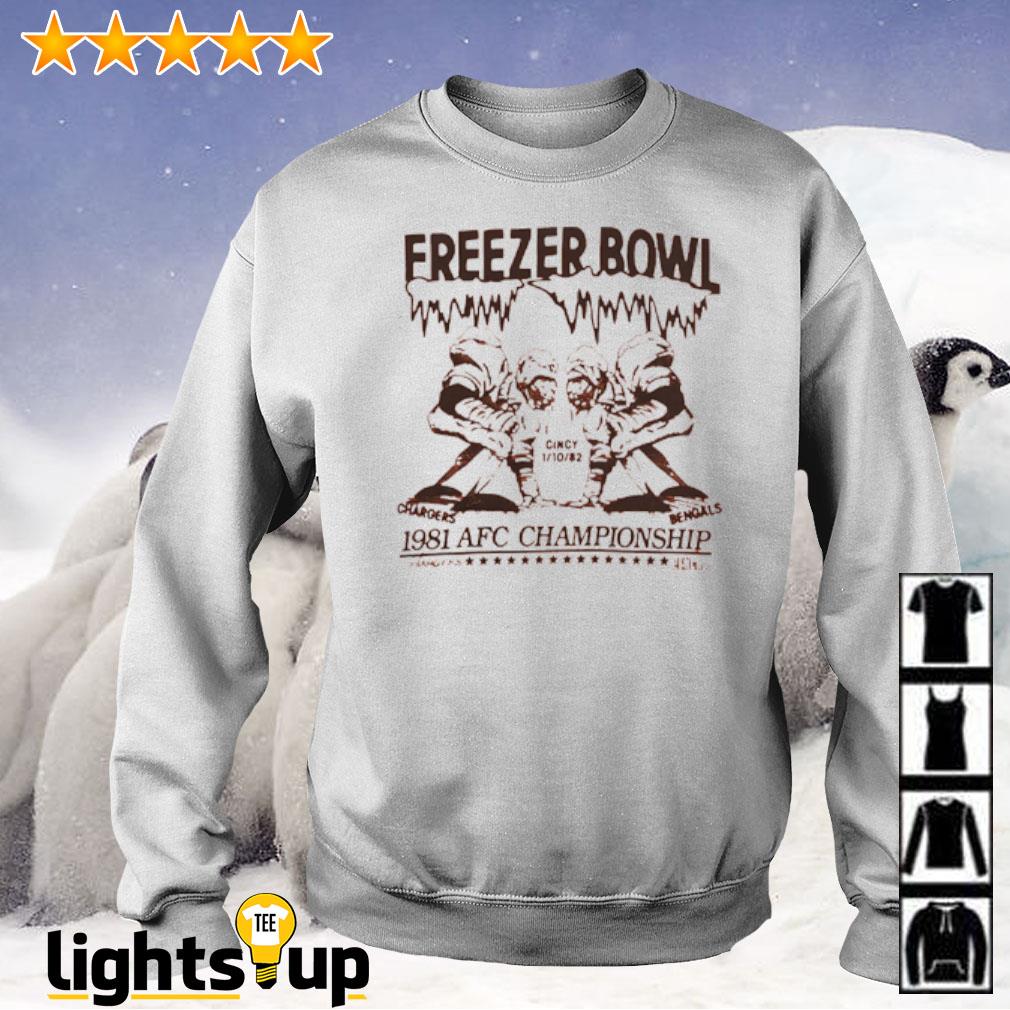 Cincinnati Bengals 1981 Freezer Bowl AFC Championship shirt