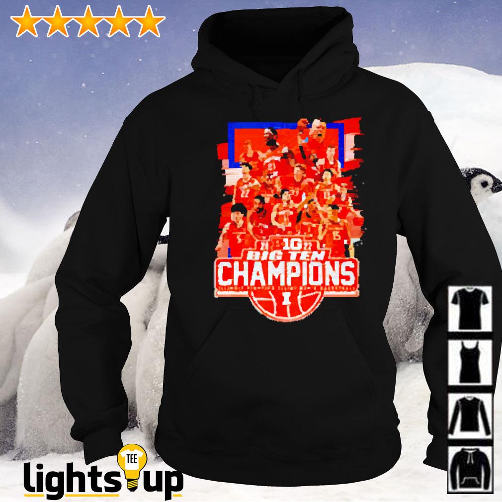 Illinois Fighting Illini 2022 B1G Men's Basketball Champions Shirt, hoodie,  sweater, long sleeve and tank top