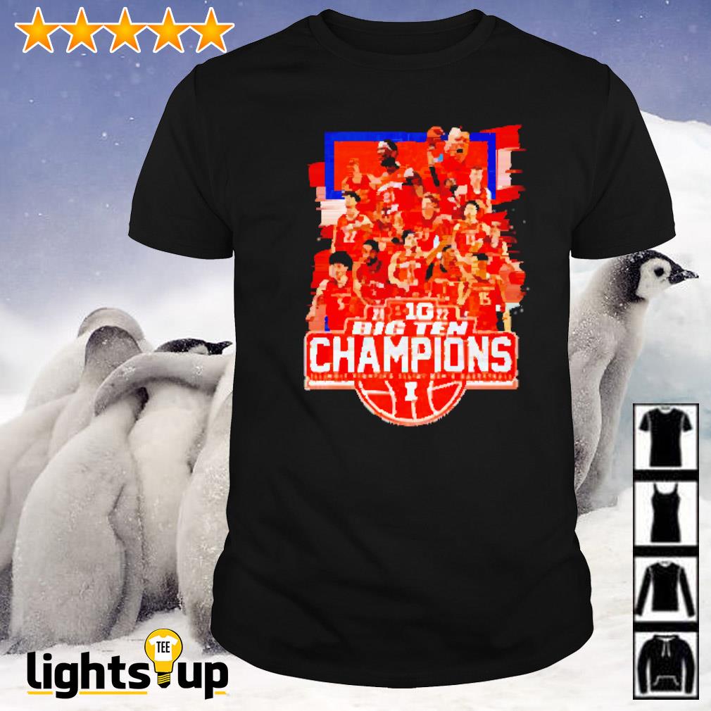 Illinois Fighting Illini 2022 B1G Men's Basketball Champions Shirt, hoodie,  sweater, long sleeve and tank top