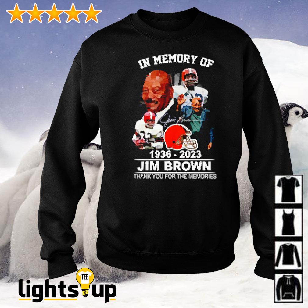 In Memory Of 1936-2023 Jim Brown Thank You For The Memories Classic T-Shirt  - Mugteeco