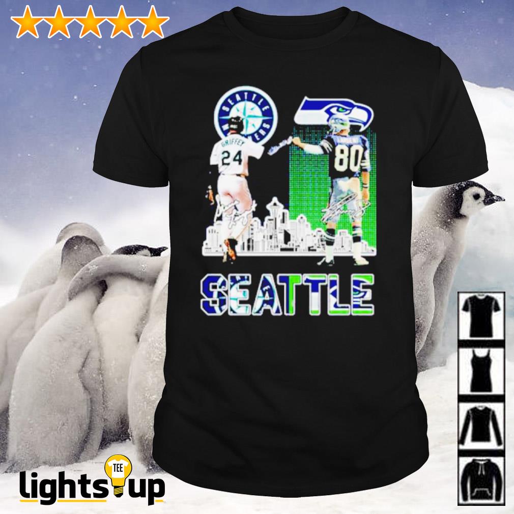 Official seatle Mariners Griffey And Seahawks Largent City Champion T Shirt,  hoodie, long sleeve tee