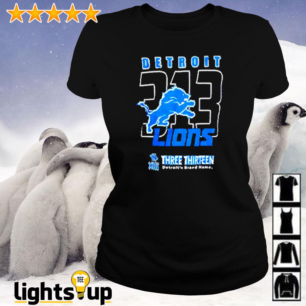 2023 Detroit Lions Three Thirteen Area Code T Shirt