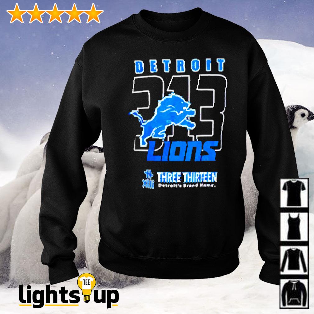 Original detroit Lions Three Thirteen Area Code T-Shirt, hoodie, sweater,  long sleeve and tank top