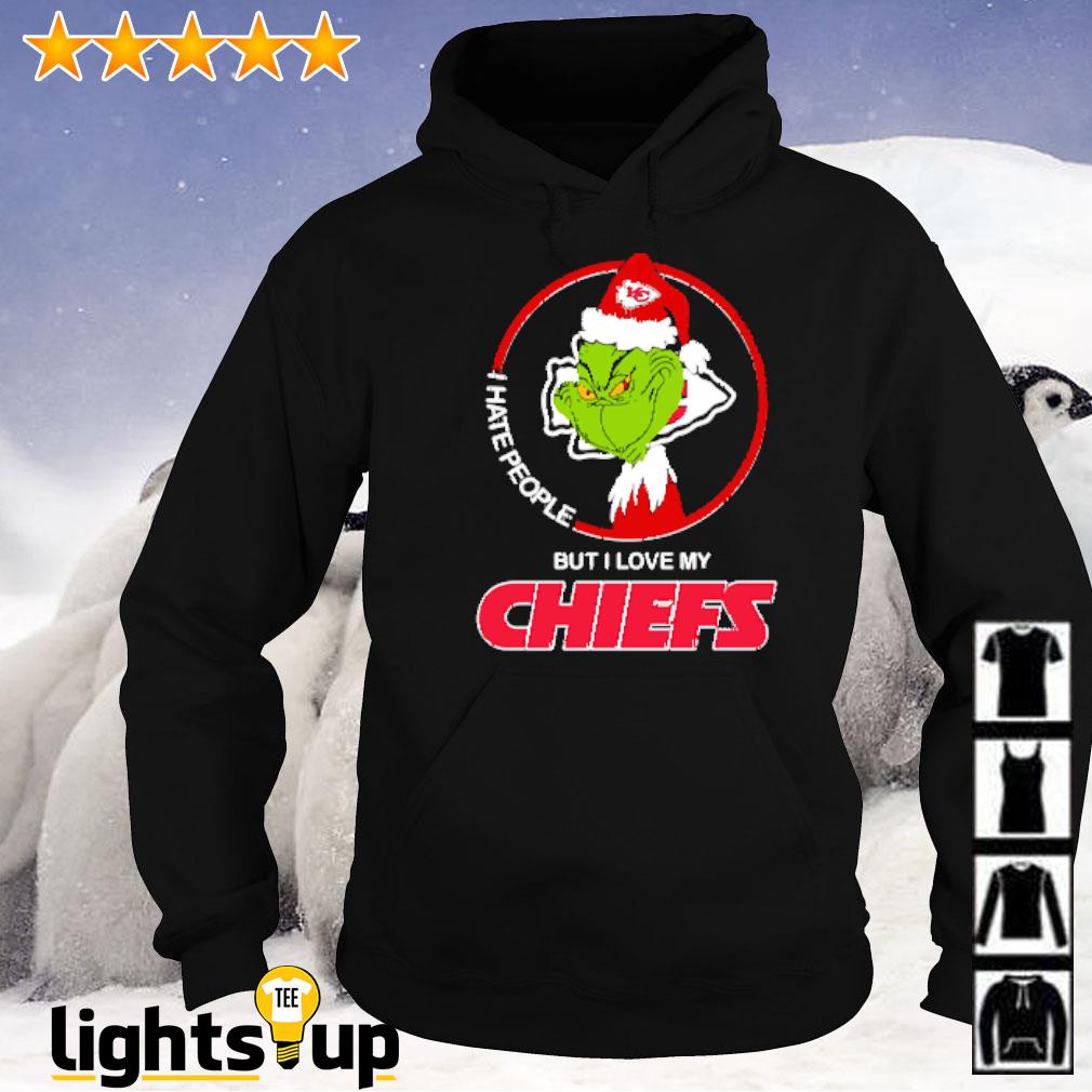 The Grinch I Hate People But I Love My Kansas City Chiefs shirt