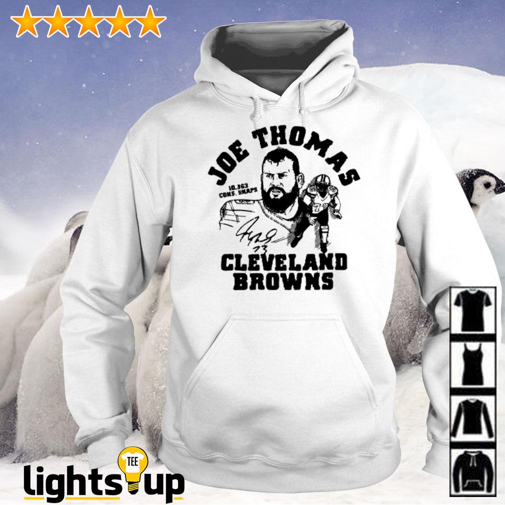 Joe Thomas #73 Cleveland Browns football graphic shirt, hoodie, sweater and  v-neck t-shirt