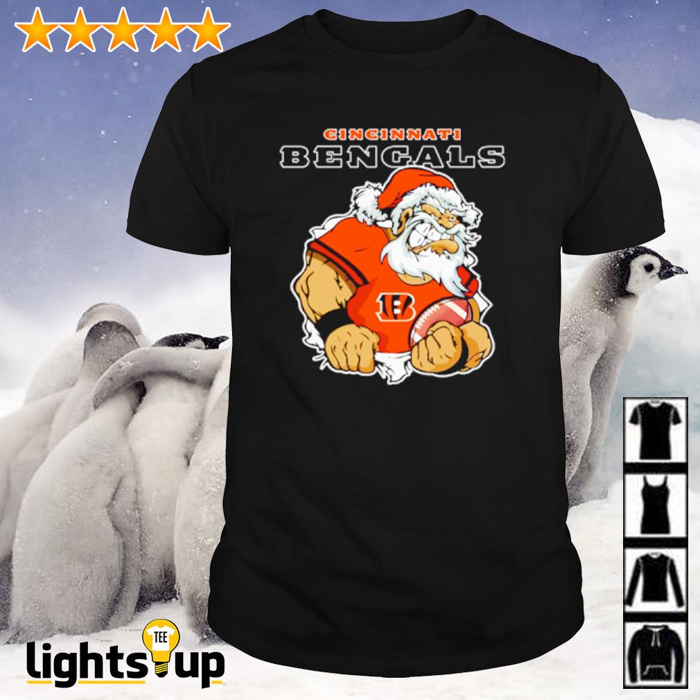 Grumpy Santa Claus Cincinnati Bengals shirt