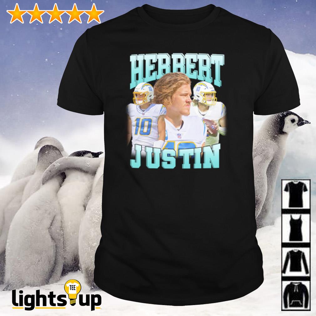 Justin Herbert Los Angeles Chargers picture collage shirt
