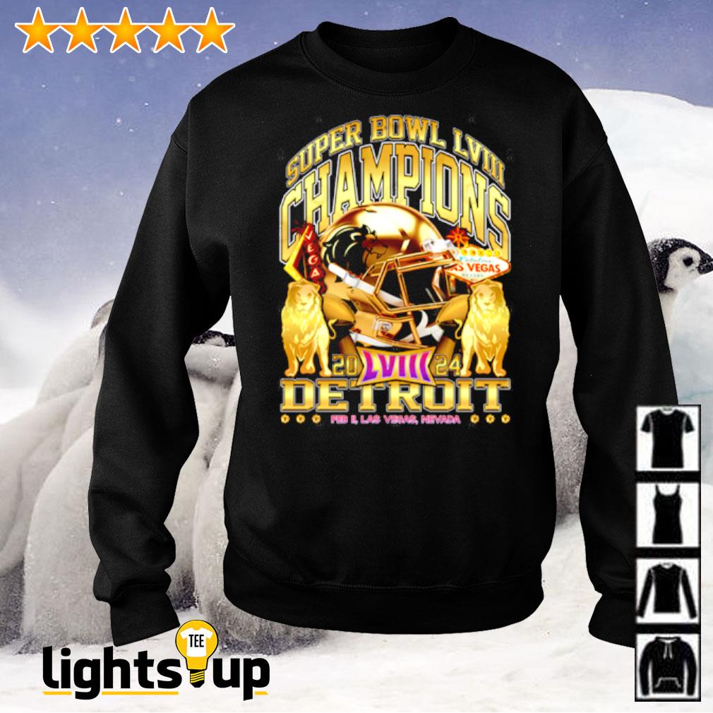 Detroit Super Bowl Champions 2024 Gold Rush Vintage shirt, hoodie ...
